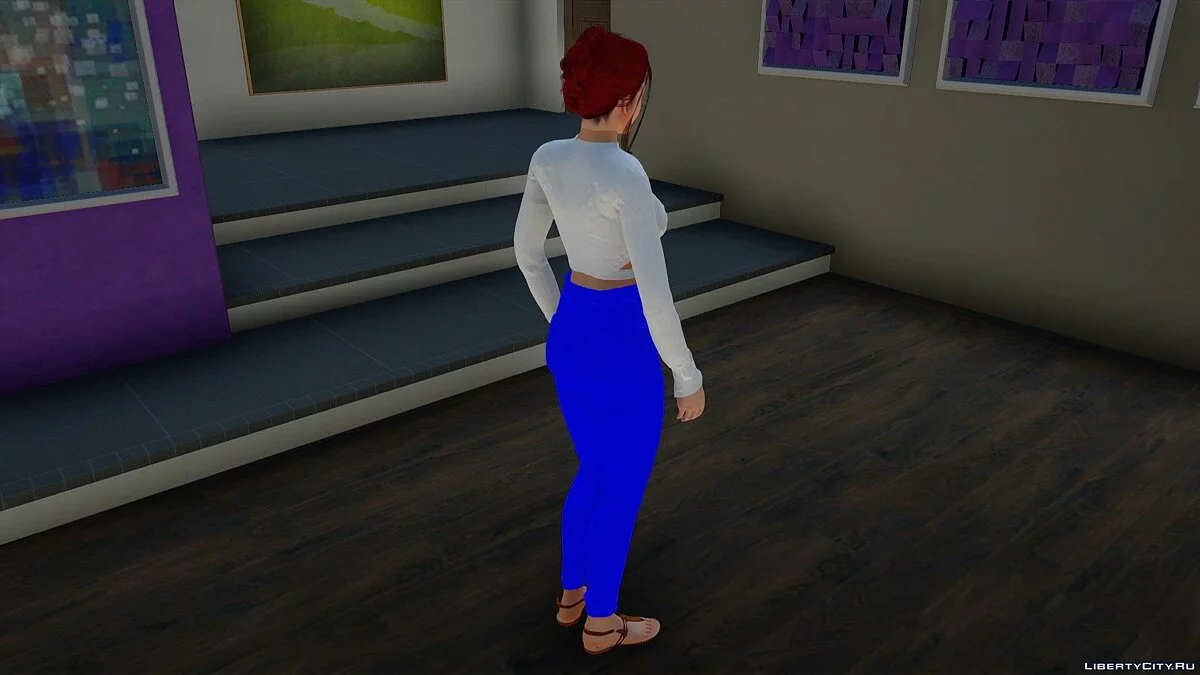 Касуми в повседневной одежде v20 / GTA San Andreas