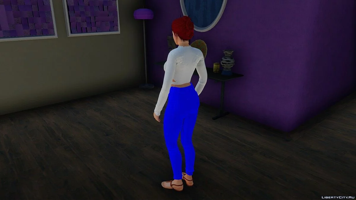 Касуми в повседневной одежде v20 / GTA San Andreas