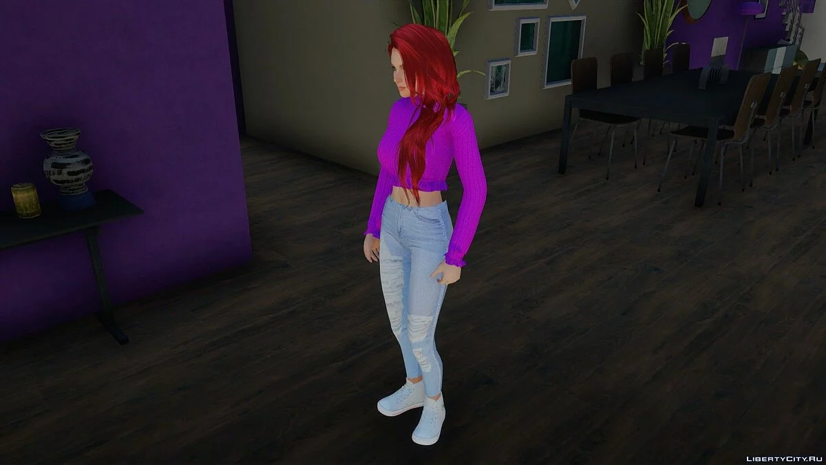 Хелена Дуглас в повседневной одежде v16 / GTA San Andreas