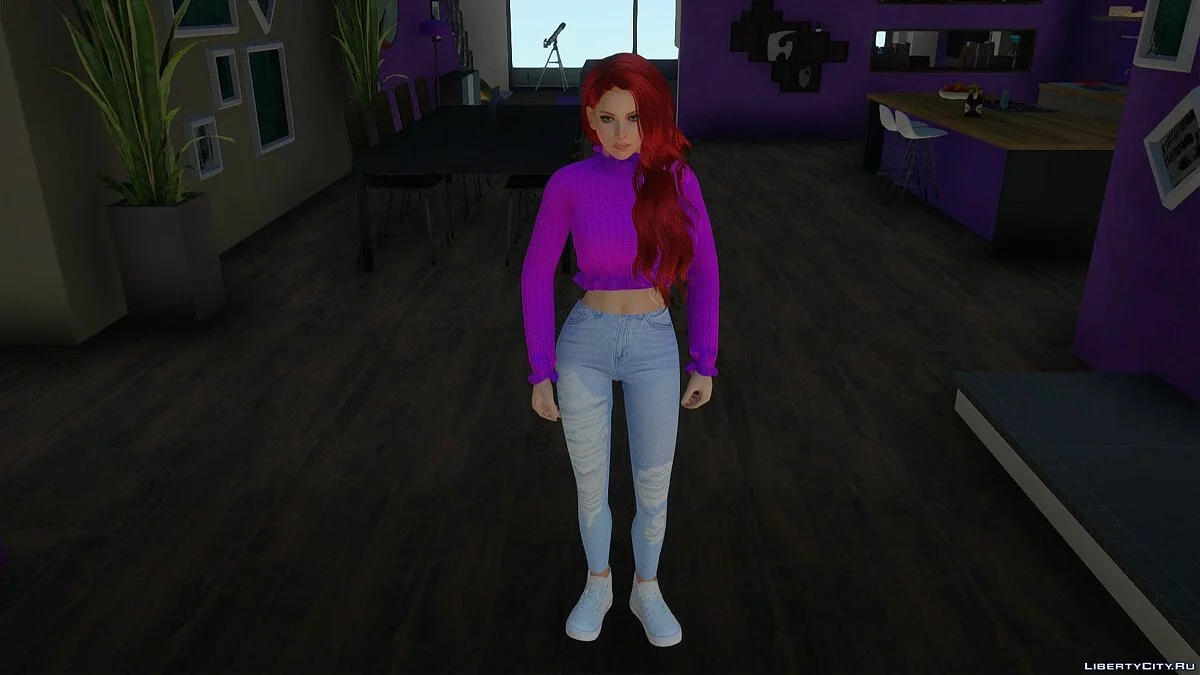 Хелена Дуглас в повседневной одежде v16 / GTA San Andreas