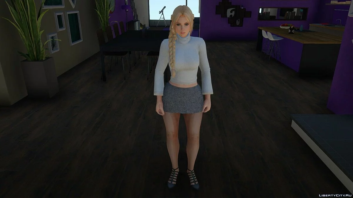 Хелена Дуглас в повседневной одежде v6 / GTA San Andreas