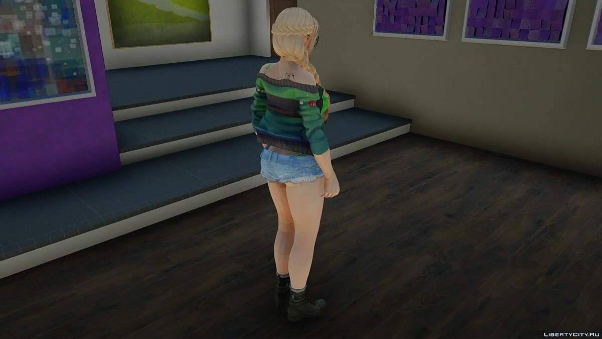 Хелена Дуглас в повседневной одежде v5 / GTA San Andreas