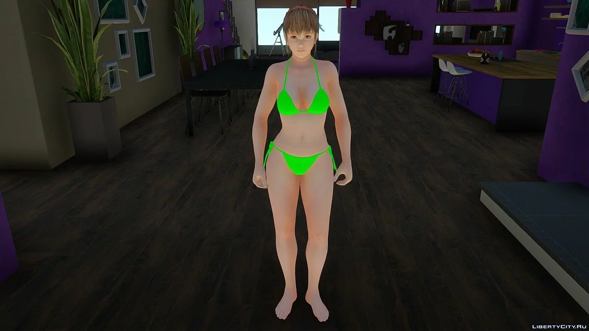Хитоми в бикини из Dead or Alive Xtreme Venus Vacation / GTA San Andreas