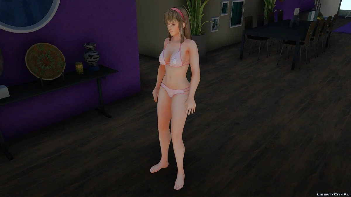 Хитоми в бикини Маккиато из Dead or Alive Xtreme 3 / GTA San Andreas