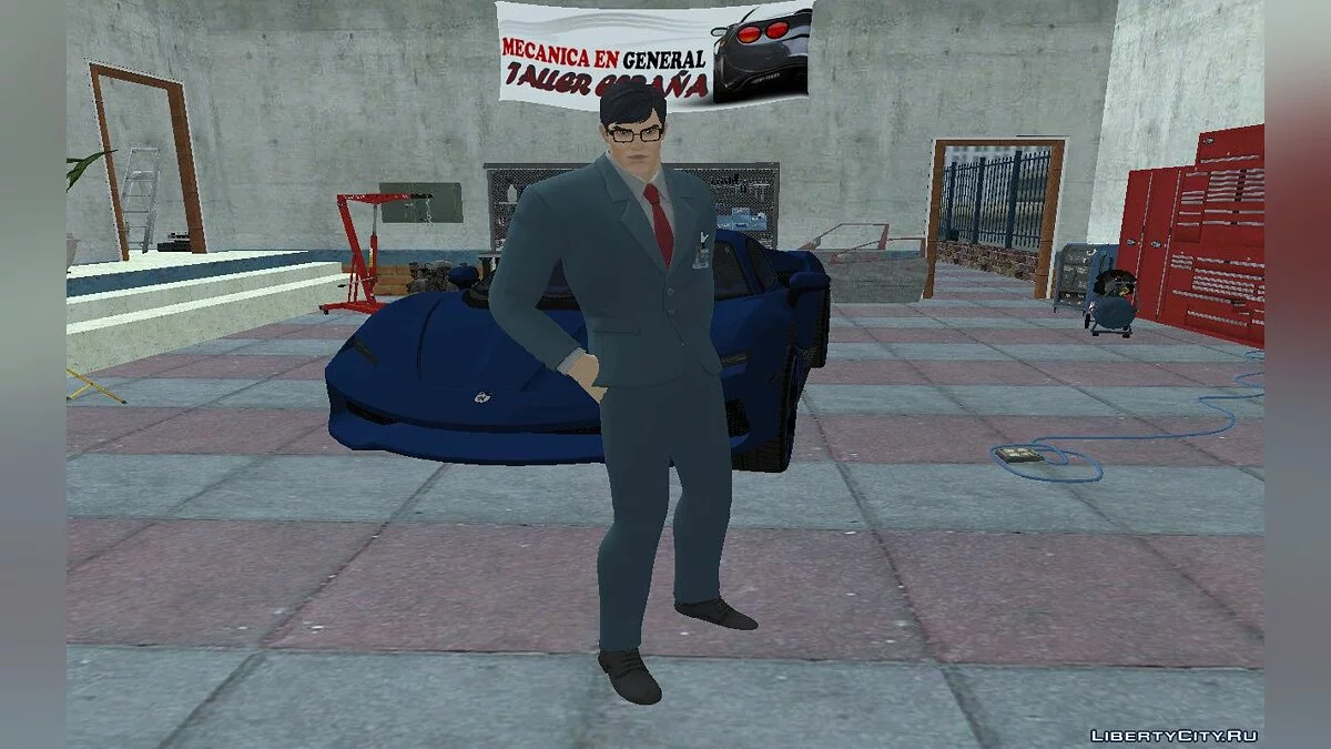 Кларк Кент (Супермен) из Фортнайт / GTA San Andreas
