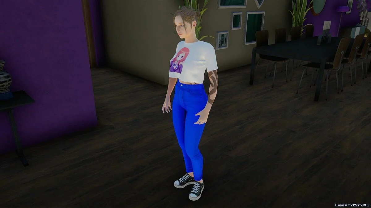 Клэр Редфилд в повседневной одежде / GTA San Andreas