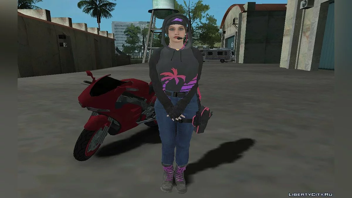 Клэр Рэдфилд из Resident Evil 2 Remake / GTA San Andreas