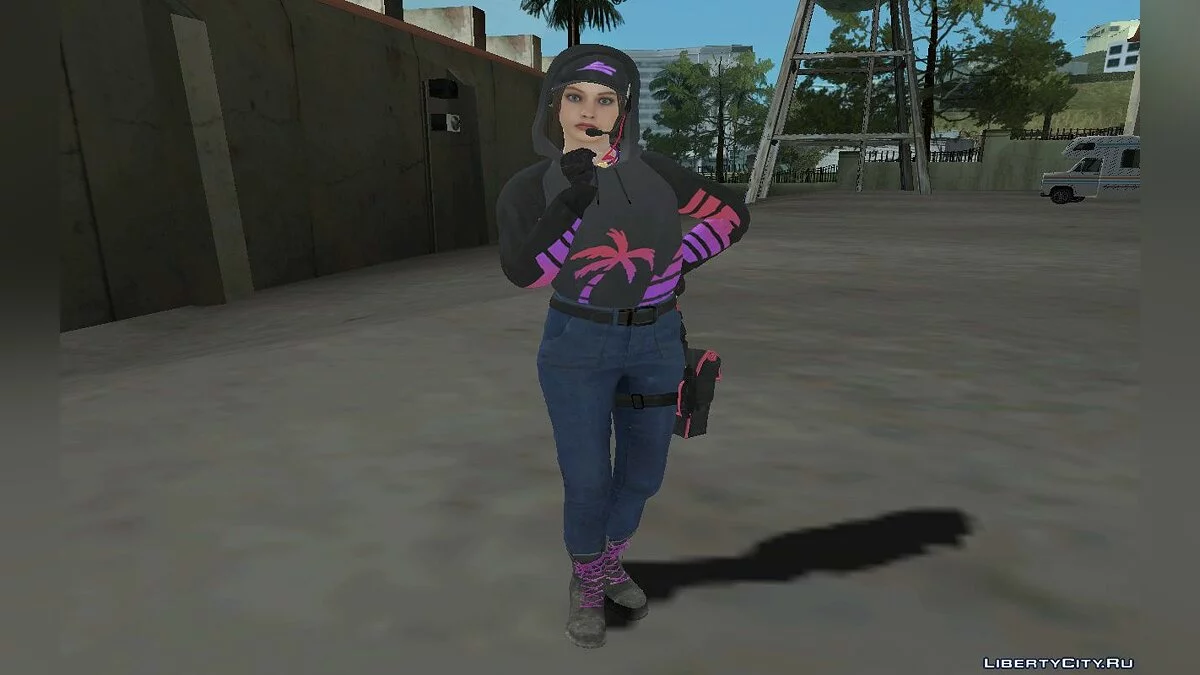 Клэр Рэдфилд из Resident Evil 2 Remake / GTA San Andreas