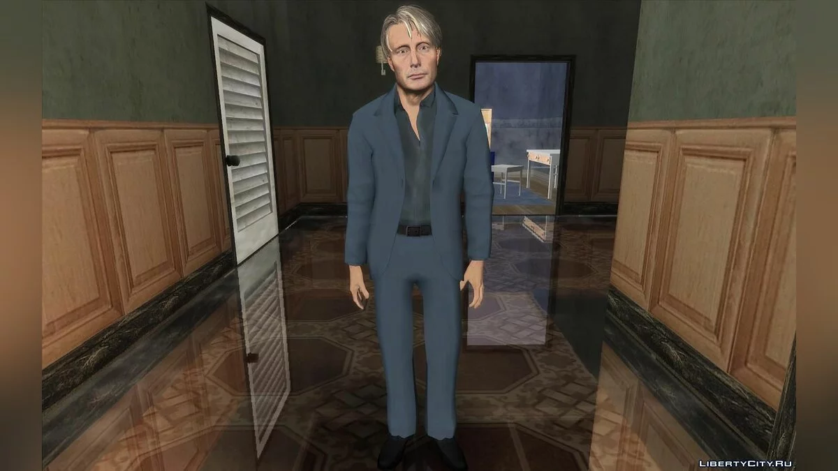 Костюм (Мадс Миккельсен) из Death Stranding / GTA San Andreas