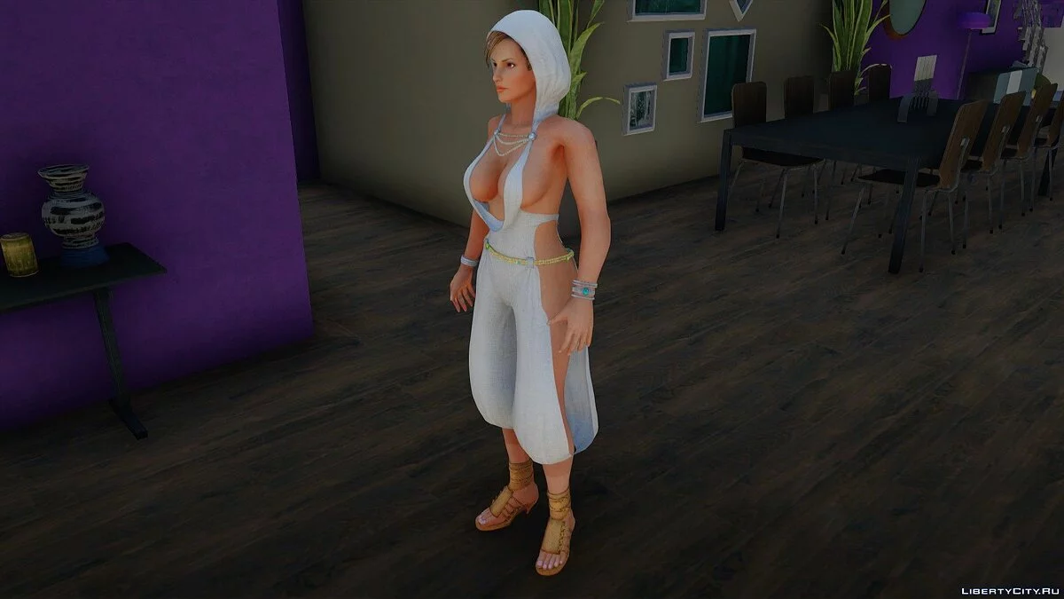 Лиза Хэмилтон в платье / GTA San Andreas
