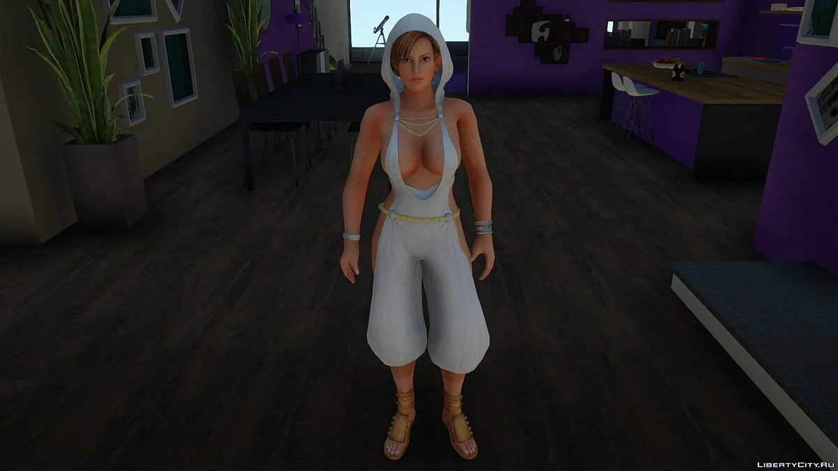 Лиза Хэмилтон в платье / GTA San Andreas