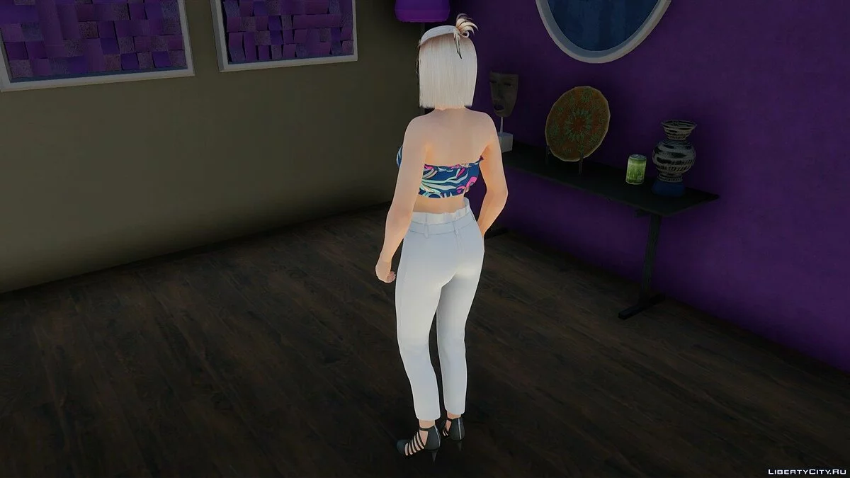 Мила в повседневной одежде v8 / GTA San Andreas