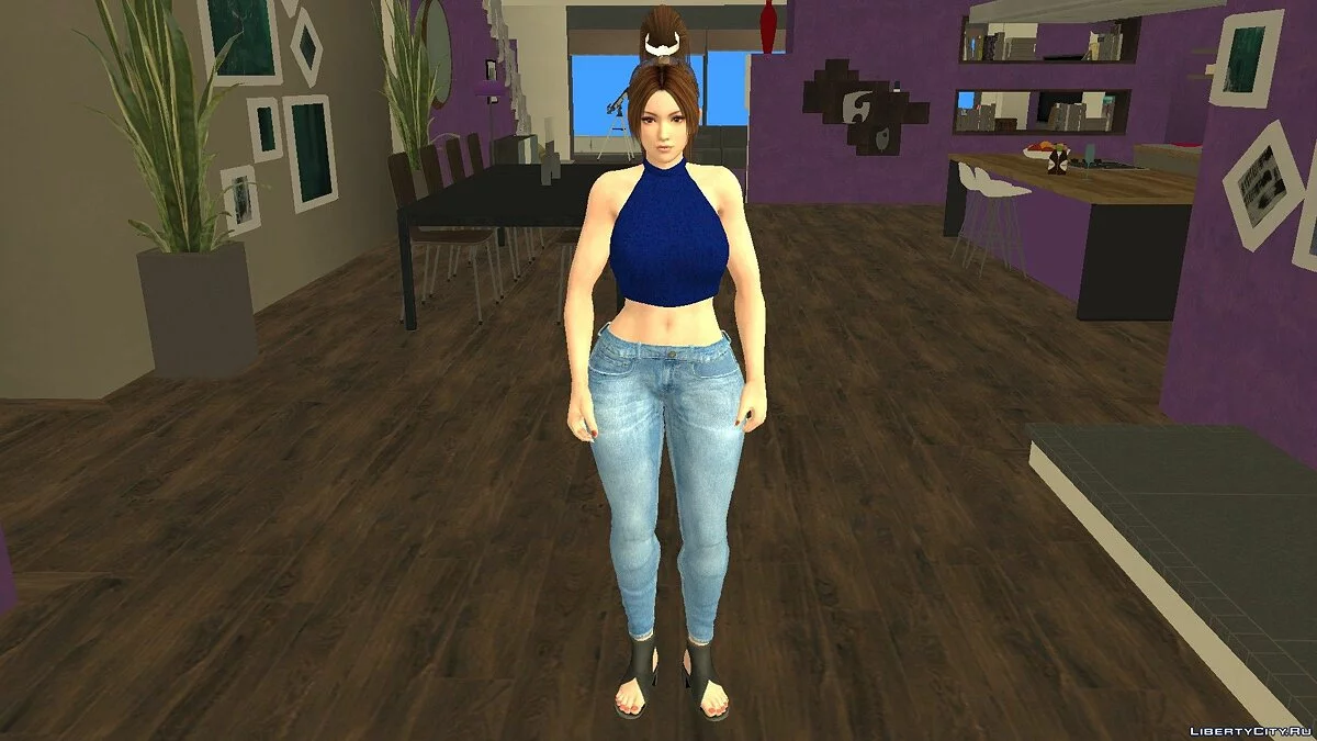 Мэй Ширануи в повседневной одежде v9 / GTA San Andreas