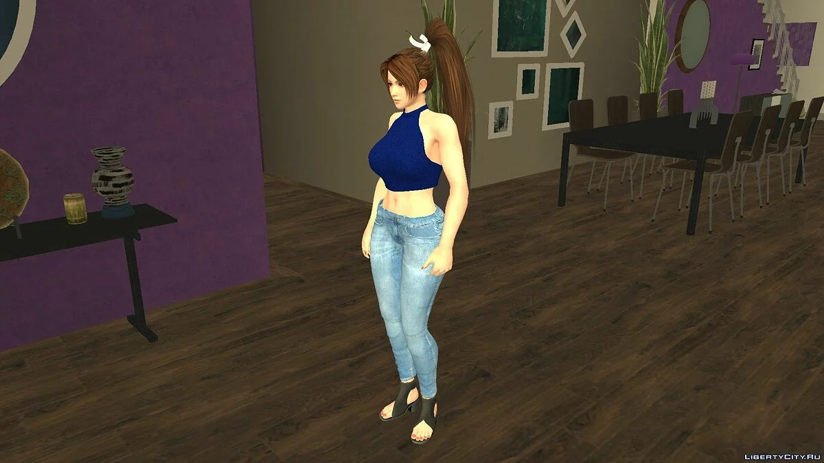 Мэй Ширануи в повседневной одежде v9 / GTA San Andreas