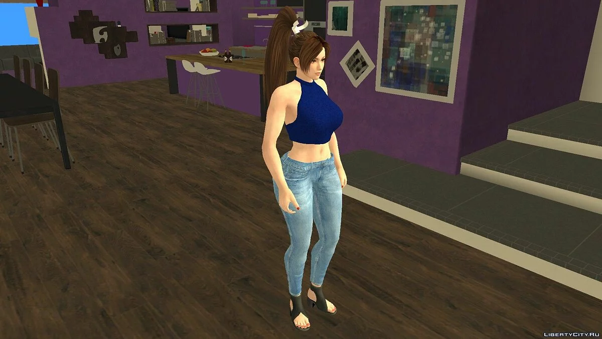 Мэй Ширануи в повседневной одежде v9 / GTA San Andreas