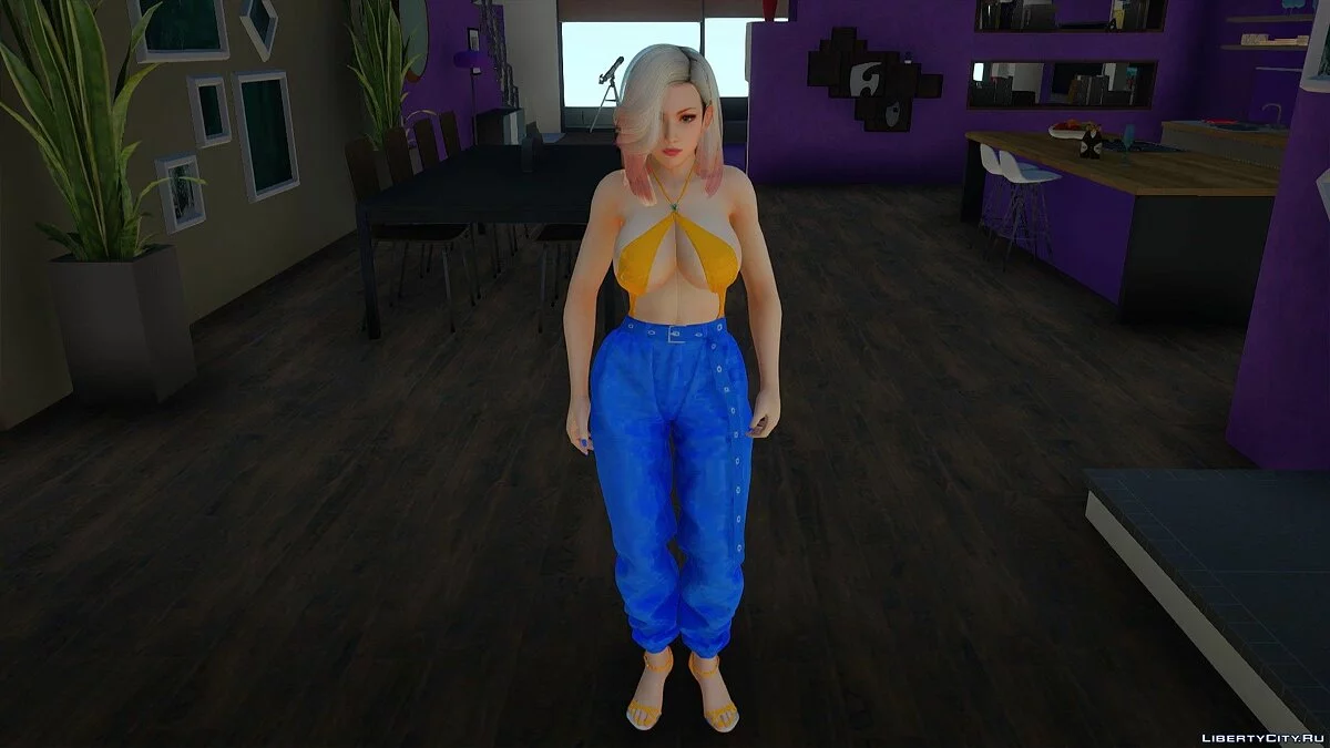 Мэй Ширануи в повседневной одежде v17 / GTA San Andreas