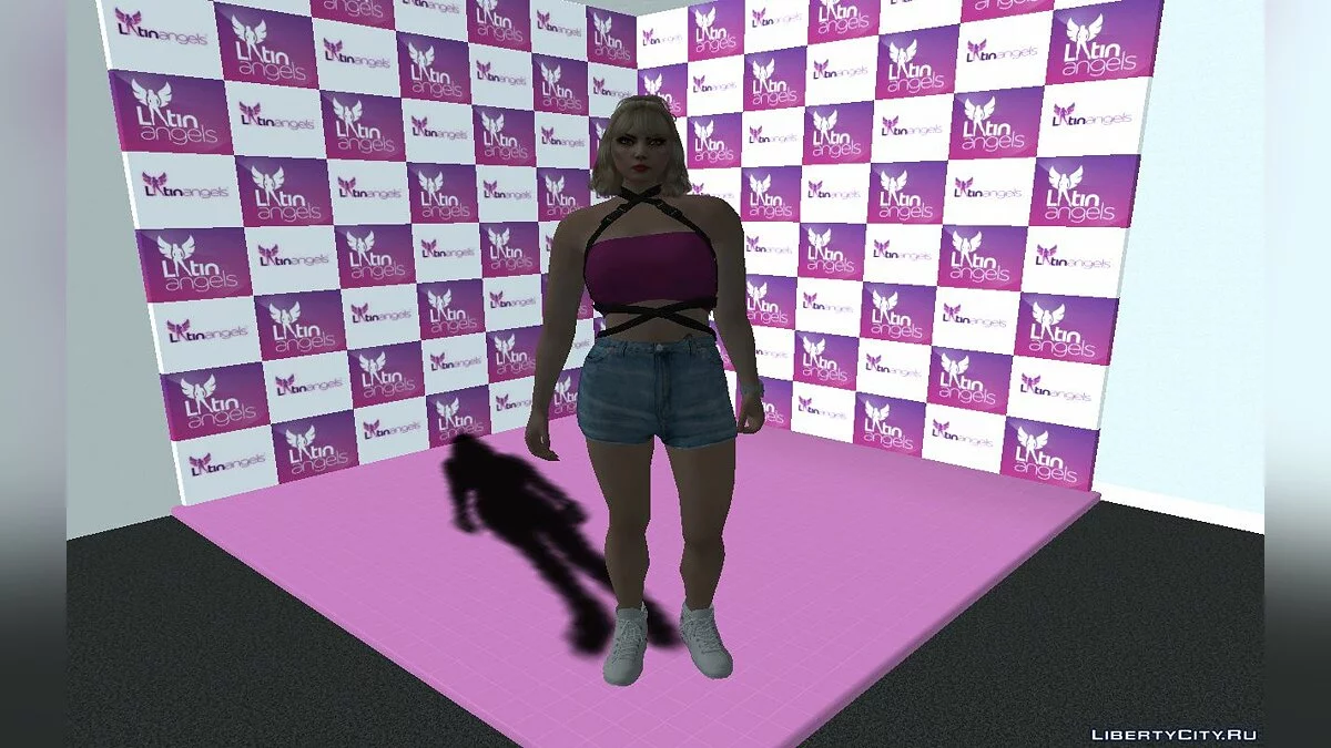 Рандомный скин девушки-блондинки из GTA Online #9 / GTA San Andreas