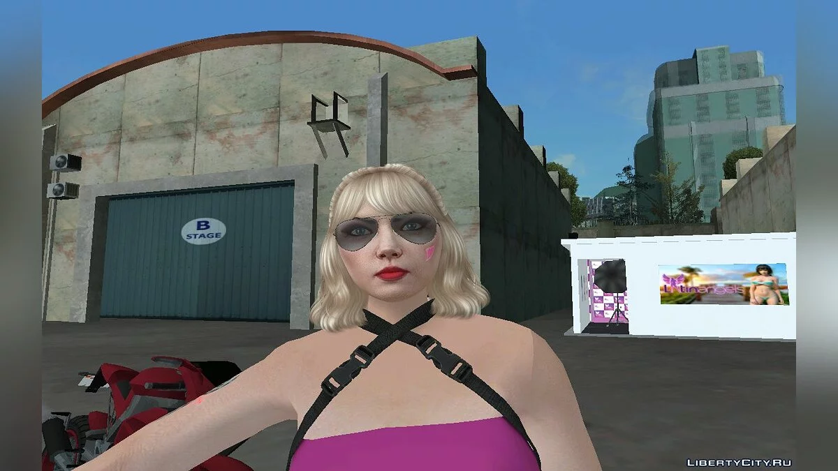 Рандомный скин девушки-блондинки из GTA Online #9 / GTA San Andreas