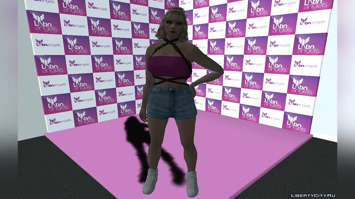 Рандомный скин девушки-блондинки из GTA Online #9 / GTA San Andreas