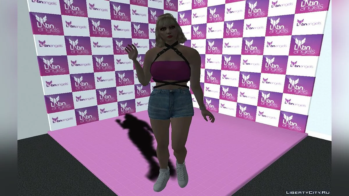 Рандомный скин девушки-блондинки из GTA Online #9 / GTA San Andreas