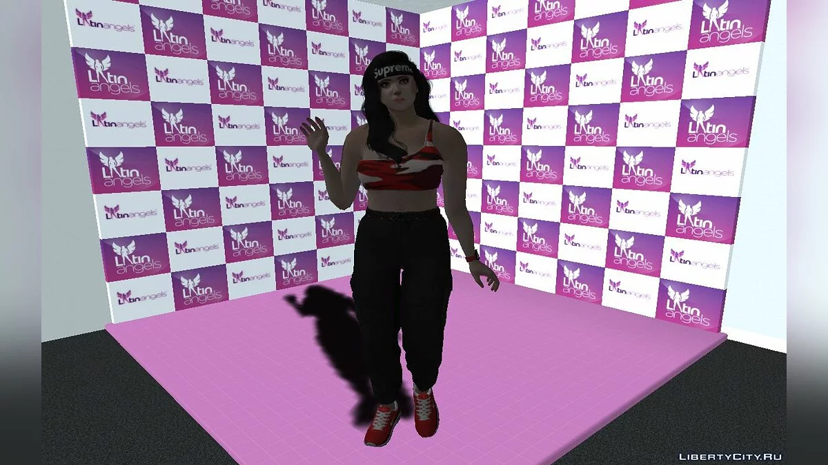 Рандомный скин девушки-латинки из GTA Online #1 / GTA San Andreas