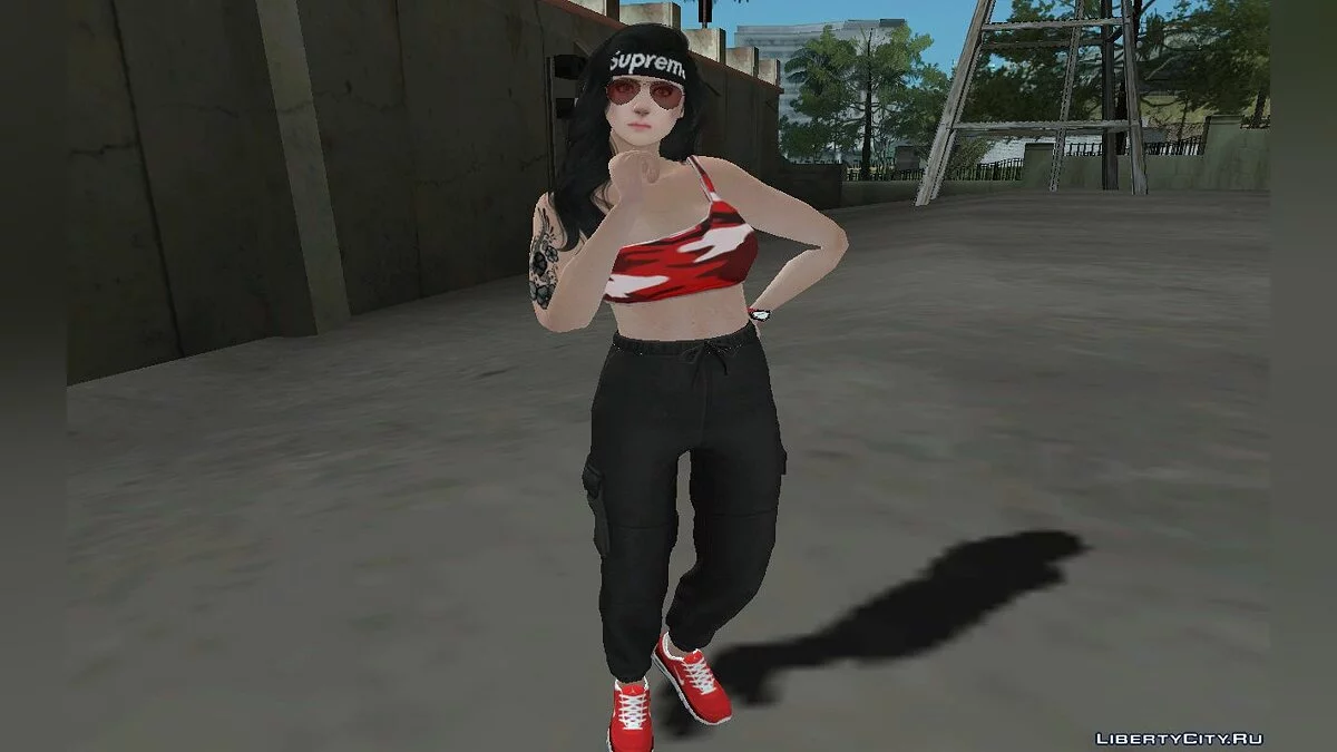 Рандомный скин девушки-латинки из GTA Online #1 / GTA San Andreas