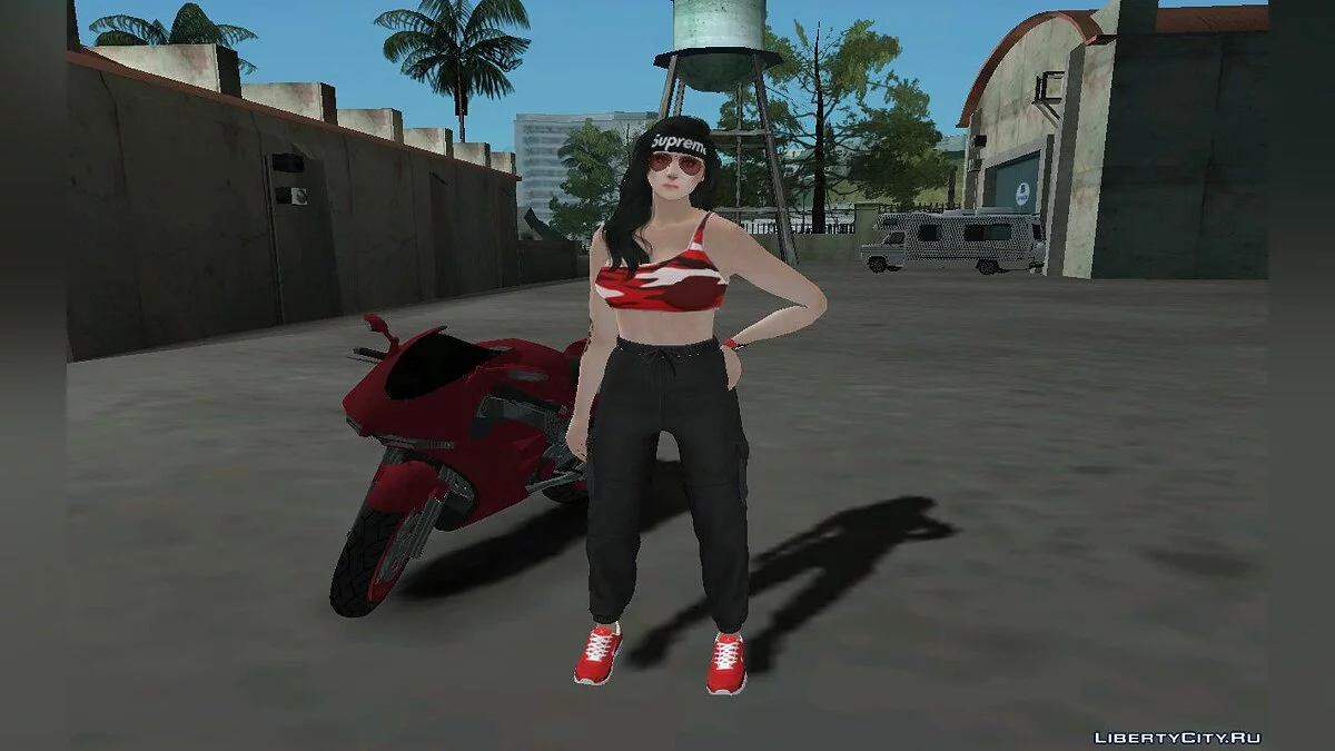 Рандомный скин девушки-латинки из GTA Online #1 / GTA San Andreas