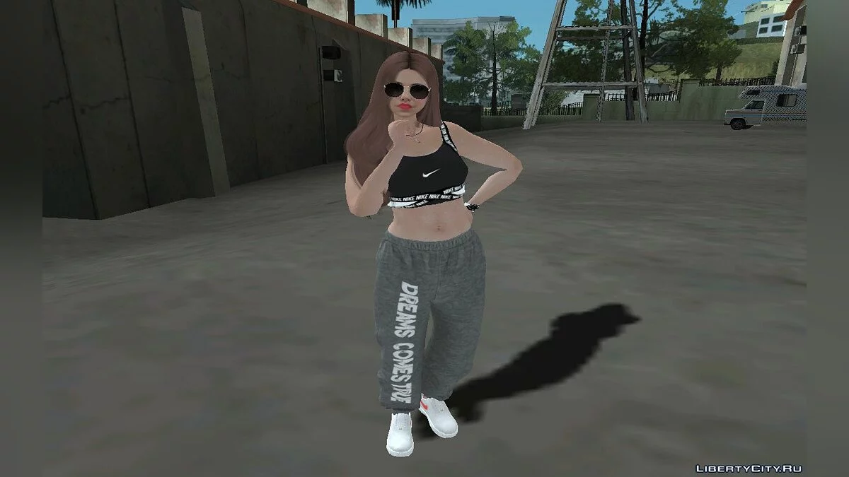 Рандомный женский скин из GTA Online #9 / GTA San Andreas