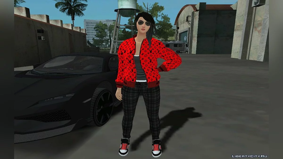 Remedy из Фортнайт в повседневной одежде v1 / GTA San Andreas