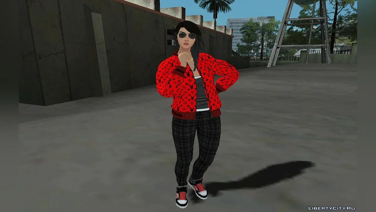 Remedy из Фортнайт в повседневной одежде v1 / GTA San Andreas