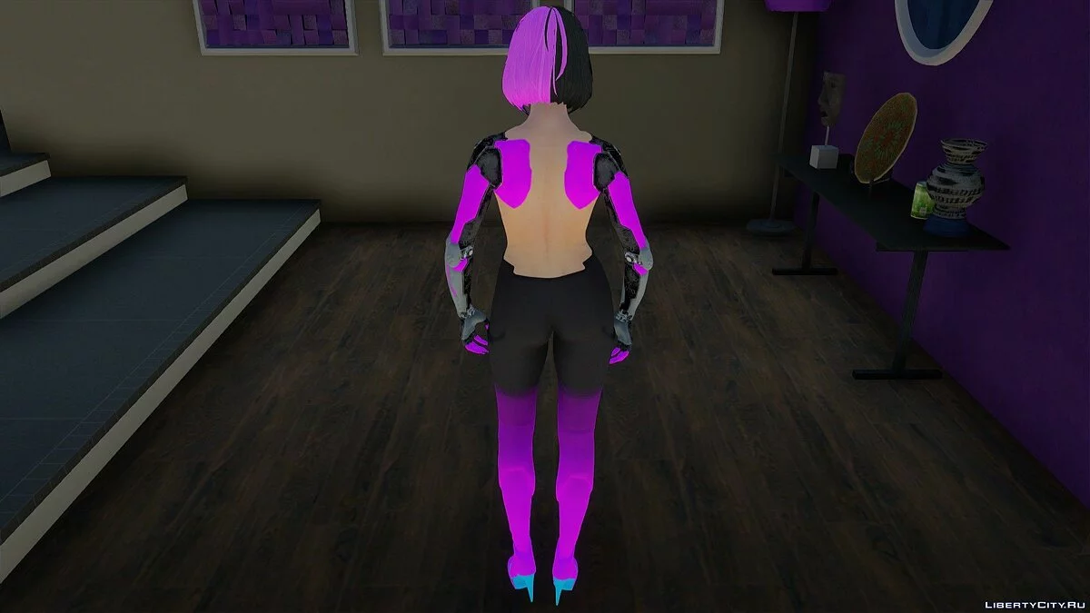 Рита Уиллер из Cyberpunk 2077 / GTA San Andreas