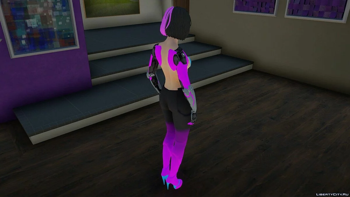 Рита Уиллер из Cyberpunk 2077 / GTA San Andreas