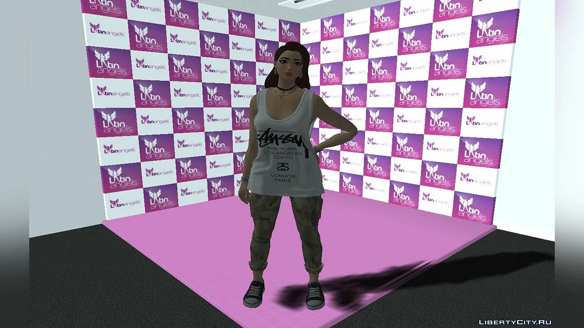 Ruby из Фортнайт в повседневной одежде v1 / GTA San Andreas