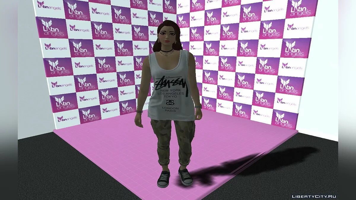 Ruby из Фортнайт в повседневной одежде v1 / GTA San Andreas