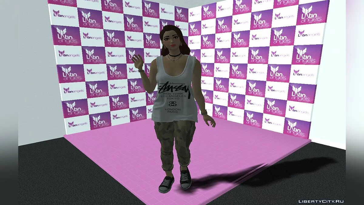 Ruby из Фортнайт в повседневной одежде v1 / GTA San Andreas
