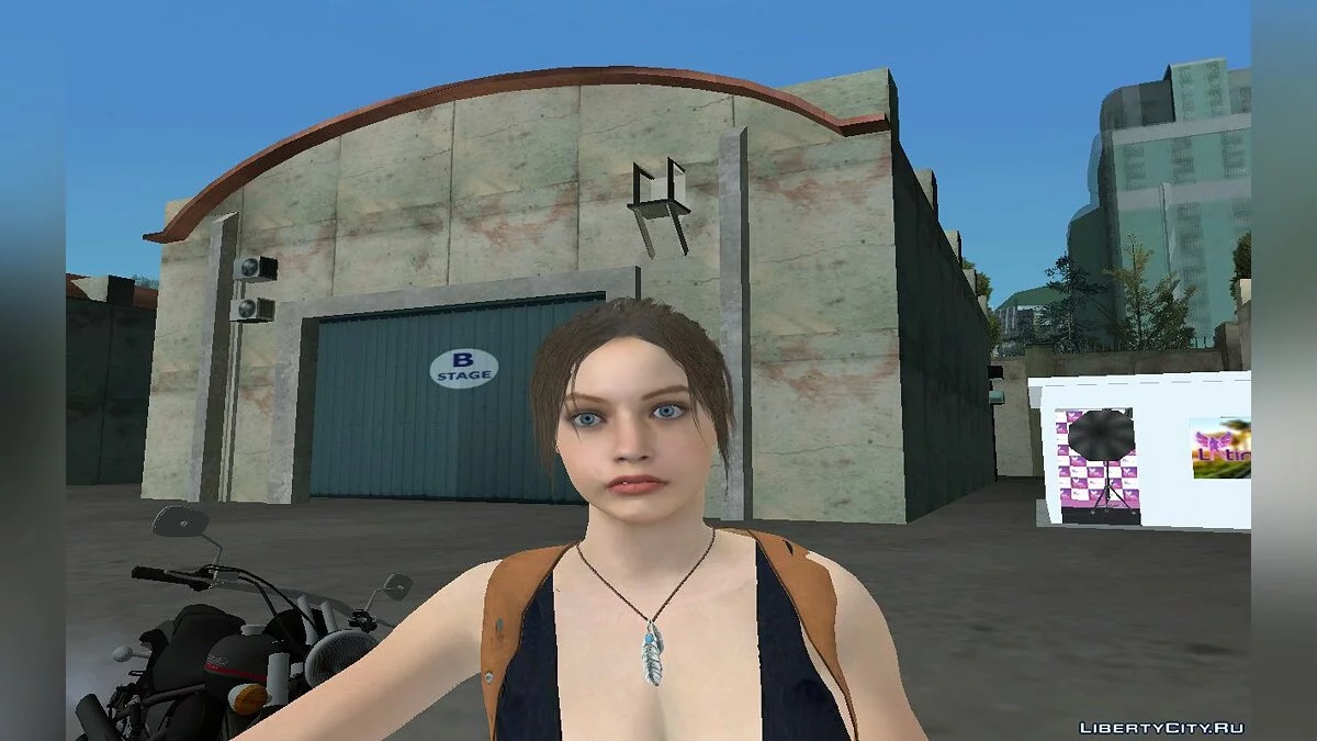 Сексуальная Клэр Рэдфилд из Resident Evil 2 Remake / GTA San Andreas