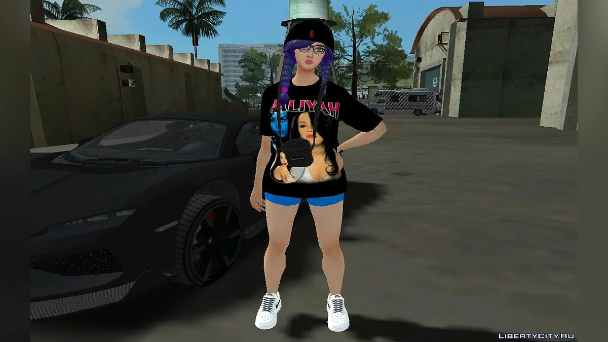 Splatterella из Фортнайт в повседневной одежде v1 / GTA San Andreas