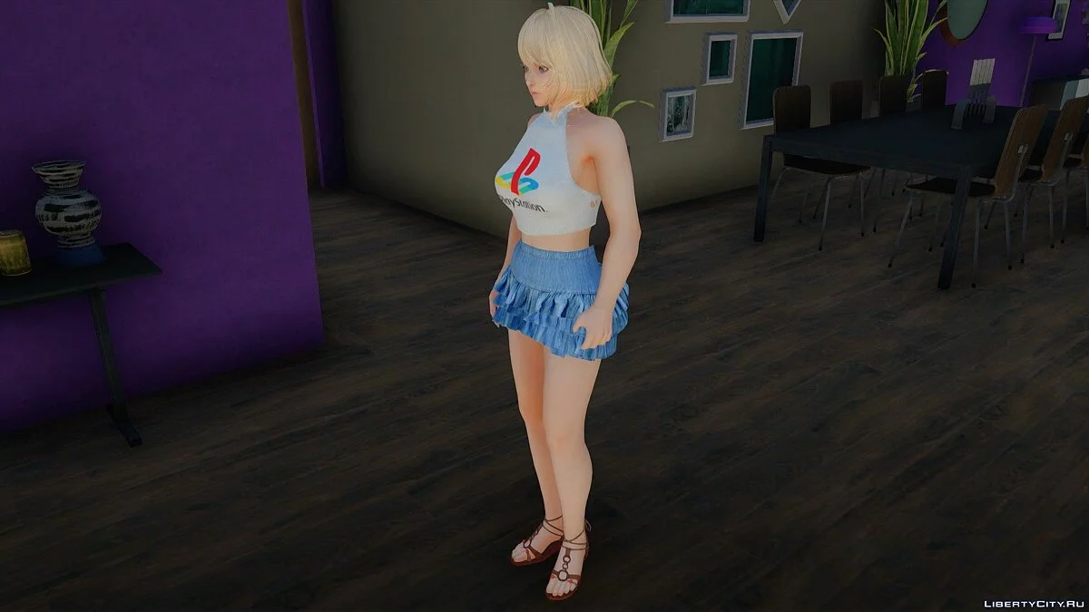 Тамаки в повседневной одежде v9 / GTA San Andreas