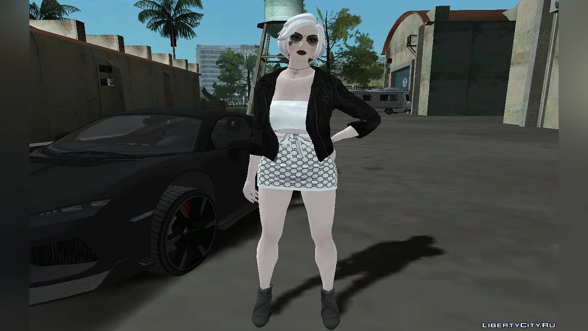 Tess из Фортнайт в повседневной одежде v1 / GTA San Andreas