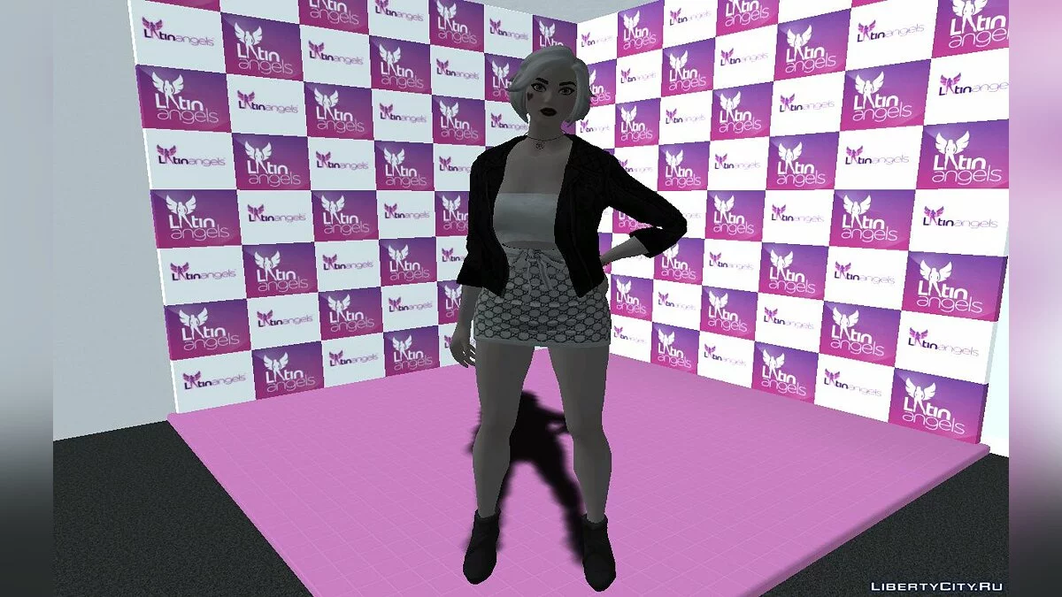 Tess из Фортнайт в повседневной одежде v1 / GTA San Andreas