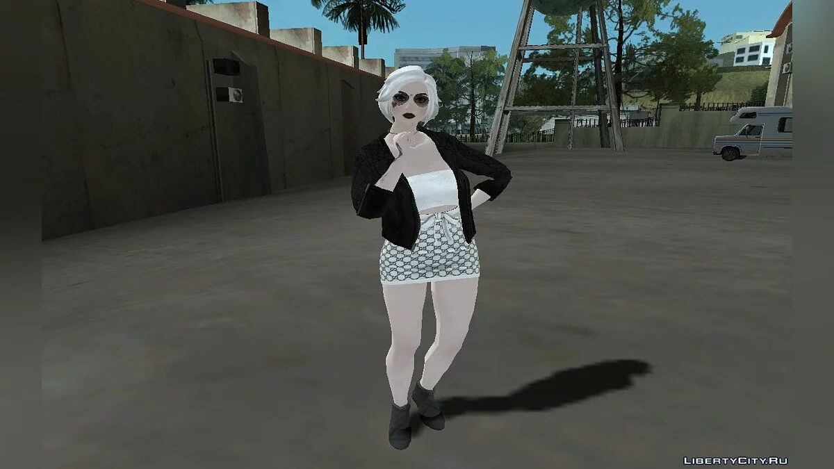 Tess из Фортнайт в повседневной одежде v1 / GTA San Andreas