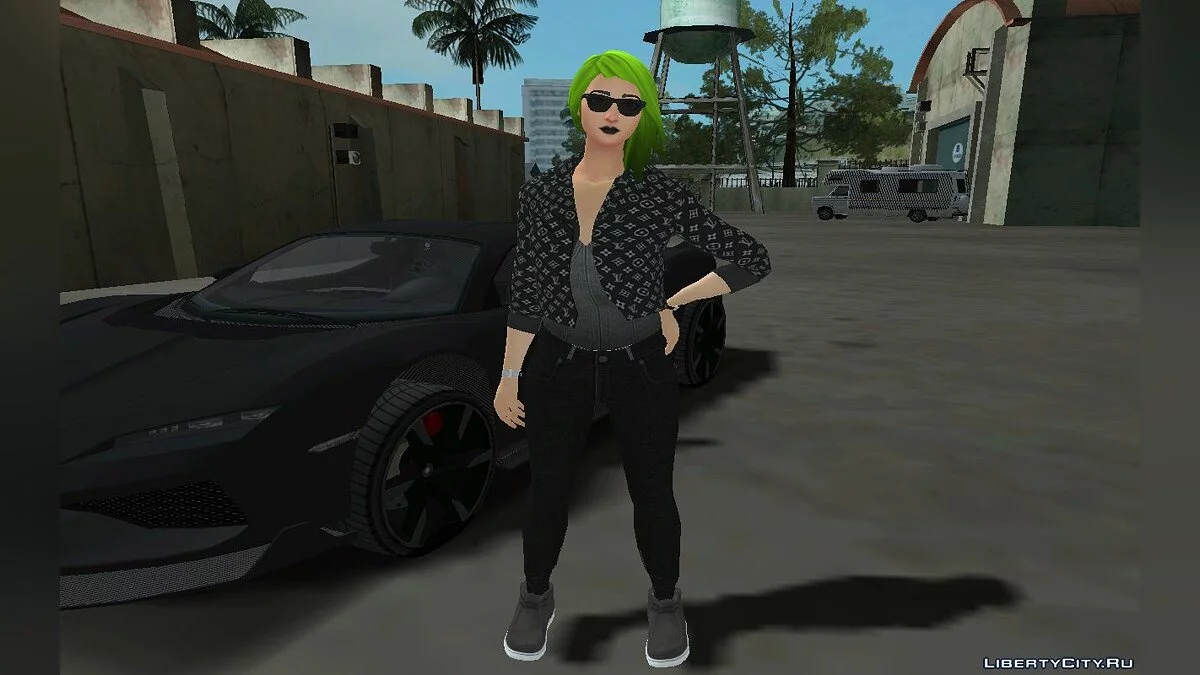 Toxin из Фортнайт в повседневной одежде v1 / GTA San Andreas