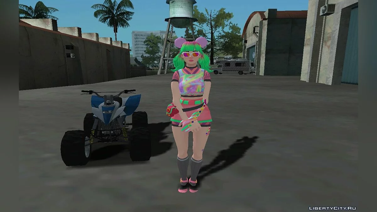 Тропическая марципанка из Фортнайт / GTA San Andreas