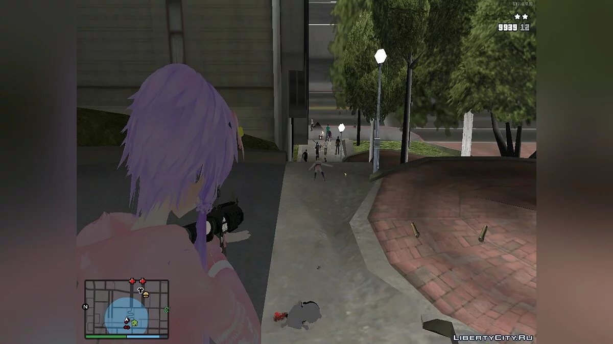 Yuzuki Yukari Onn v1.0 (MMD) / GTA San Andreas
