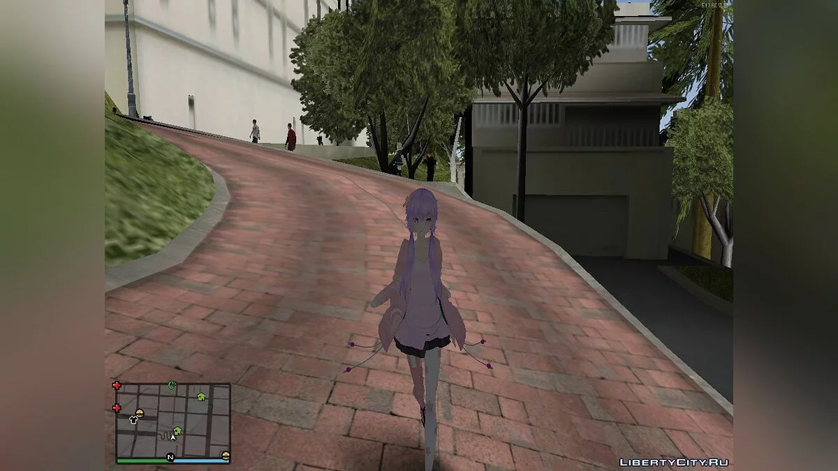 Yuzuki Yukari Onn v1.0 (MMD) / GTA San Andreas