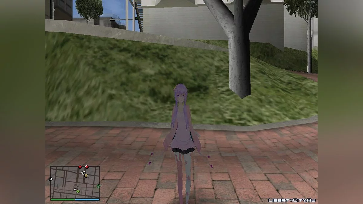 Yuzuki Yukari Onn v1.0 (MMD) / GTA San Andreas