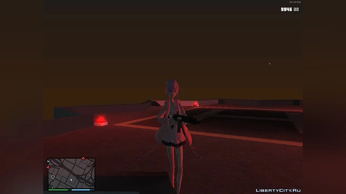 Yuzuki Yukari Onn v1.0 (MMD) / GTA San Andreas