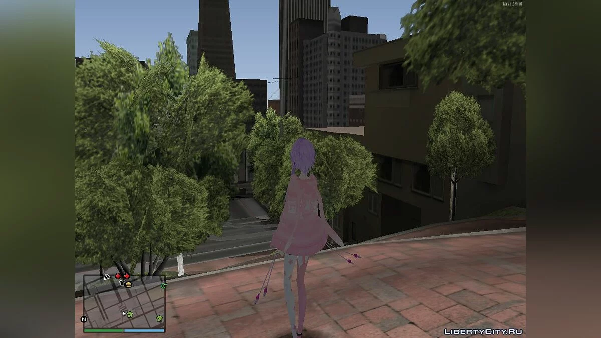 Yuzuki Yukari Onn v1.0 (MMD) / GTA San Andreas