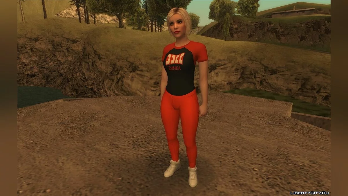 Агата Бейкер из GTA Online в повседневной одежде v2  / GTA San Andreas