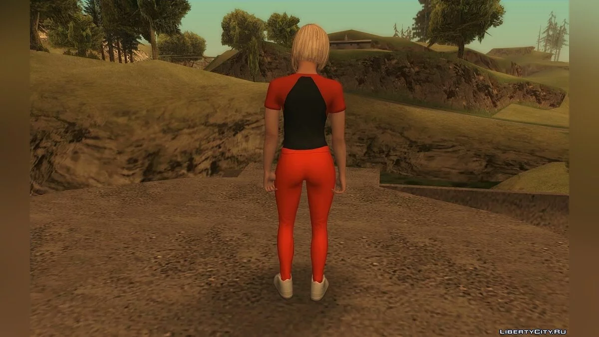 Агата Бейкер из GTA Online в повседневной одежде v2  / GTA San Andreas
